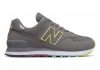 New Balance 574 Outer Glow - Black Neo Mint (WL574SOO)