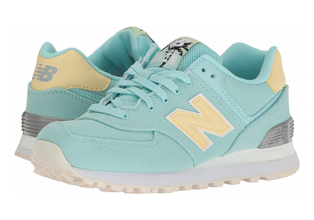 New Balance 574 Miami Palms - Ozone Blue Glo/Pollen (WL574MIC)