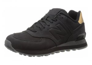 New Balance 574 Molten Metal - Black (WL574MTC)