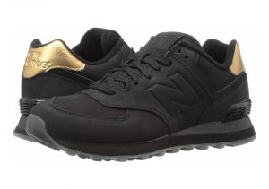 New Balance 574 Molten Metal - Black (WL574MTC)