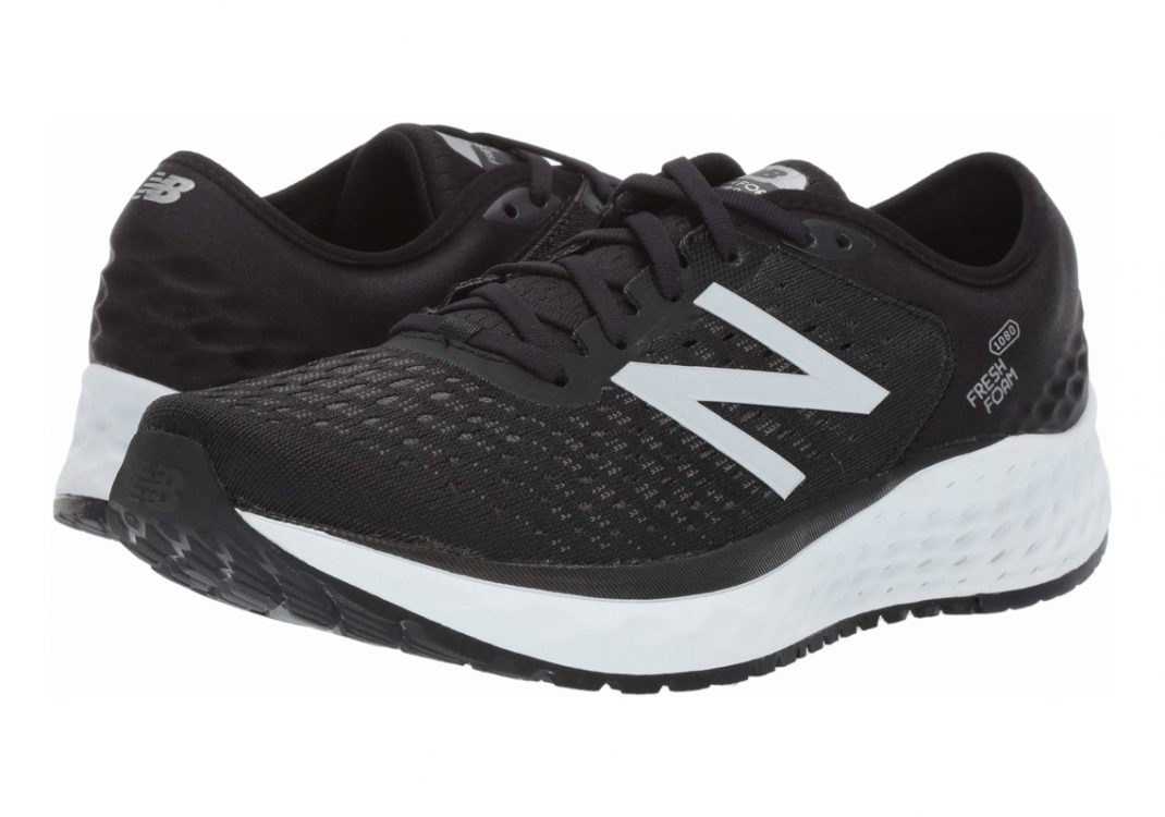 New Balance Fresh Foam 1080 v9 - Black/White (W1080BK9)