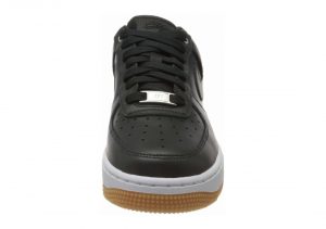 Nike Air Force 1 07 Premium - Black Off Noir Off Noir Mtlc Silver Gum Med Brown White 008 (896185008)