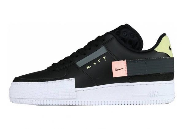 Nike Air Force 1 Type - Nero Black Anthracite Zinnia Pink Tint 001 (CI0054001)