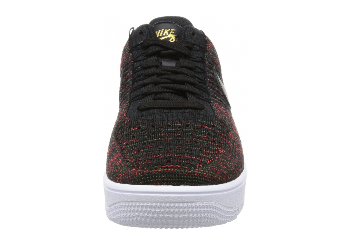 Nike air force flyknit low outlet black