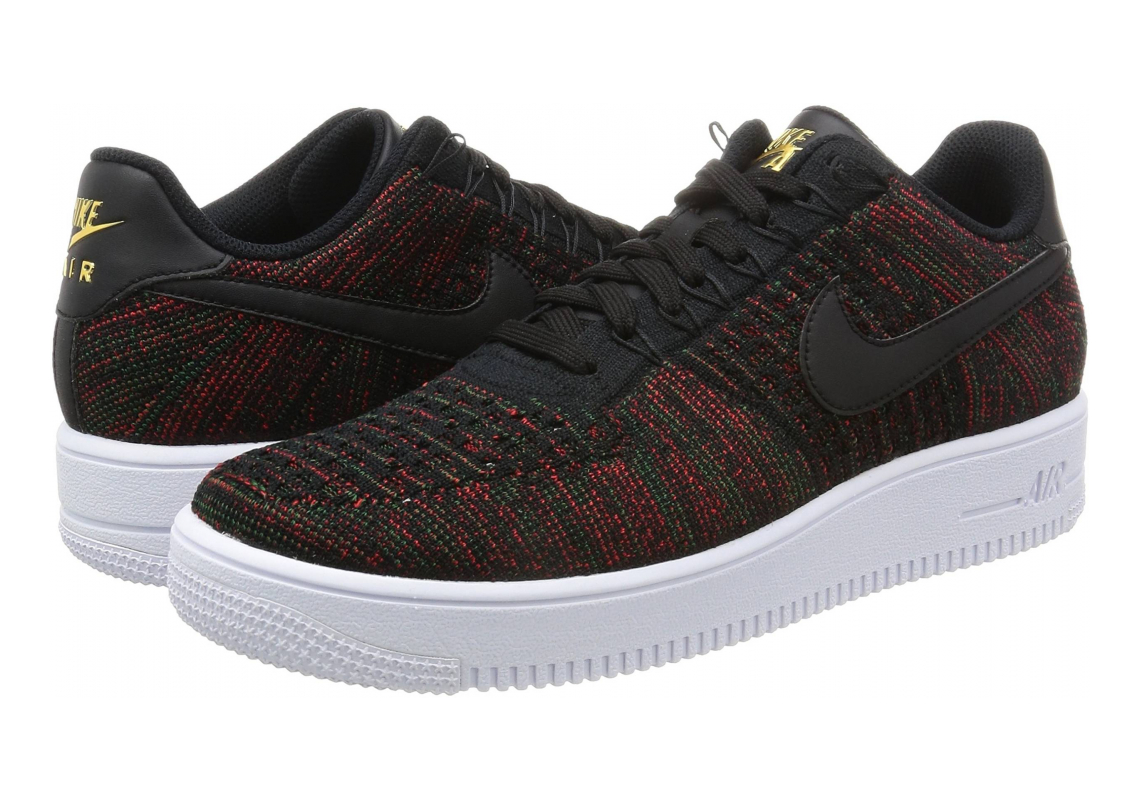 Nike air force 1 shop ultra flyknit low red black