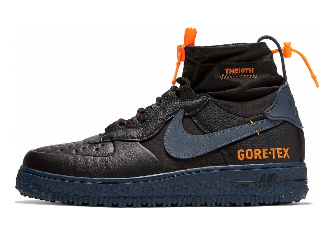 Nike air force 1 wtr gtx 2024 phantom black  and  clear