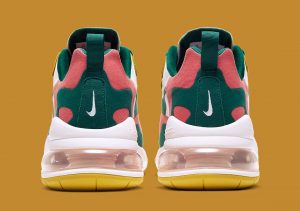 Nike Air Max 270 React Summit White/Midnight Turquoise-Yellow