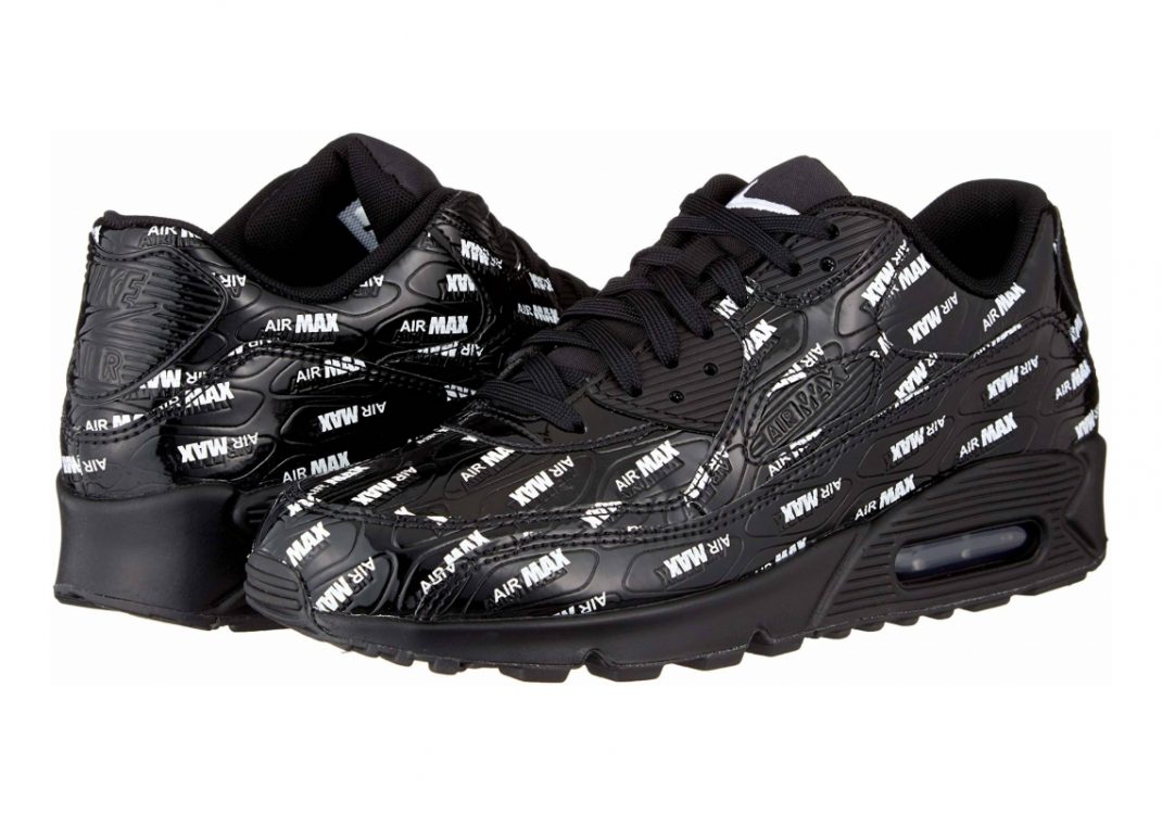 Nike Air Max 90 Premium - Black Black Black White 015 (700155015)