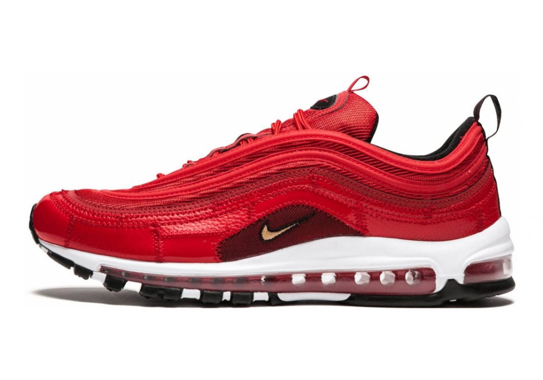 Nike air max 97 red and yellow best sale