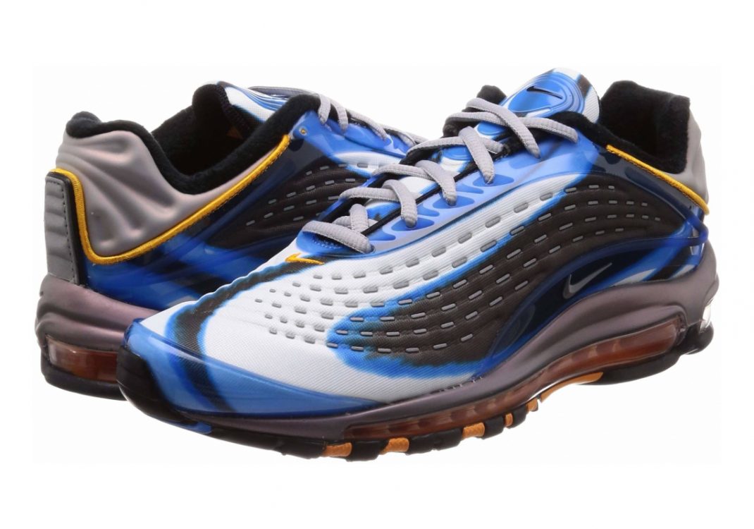 Nike Air Max Deluxe - Blue Photo Blue Wolf Grey Orange Peel Black 401 (AJ7831401)