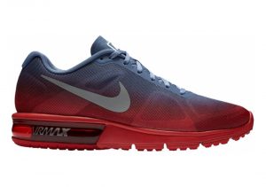 Nike air max sequent red and black best sale