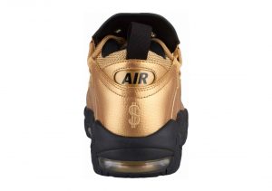 Nike air more money metallic clearance gold