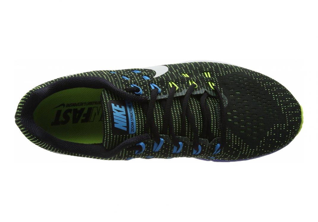 Nike Air Zoom Structure 19 - Nero Negro Negro Black Pure Platinum Vlt Bl Lgn (806582010)