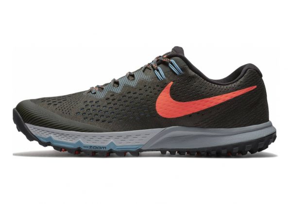 Nike Air Zoom Terra Kiger 4 - Black Sequoia Black Noise Aqua Total Crimson 300 (880563300)