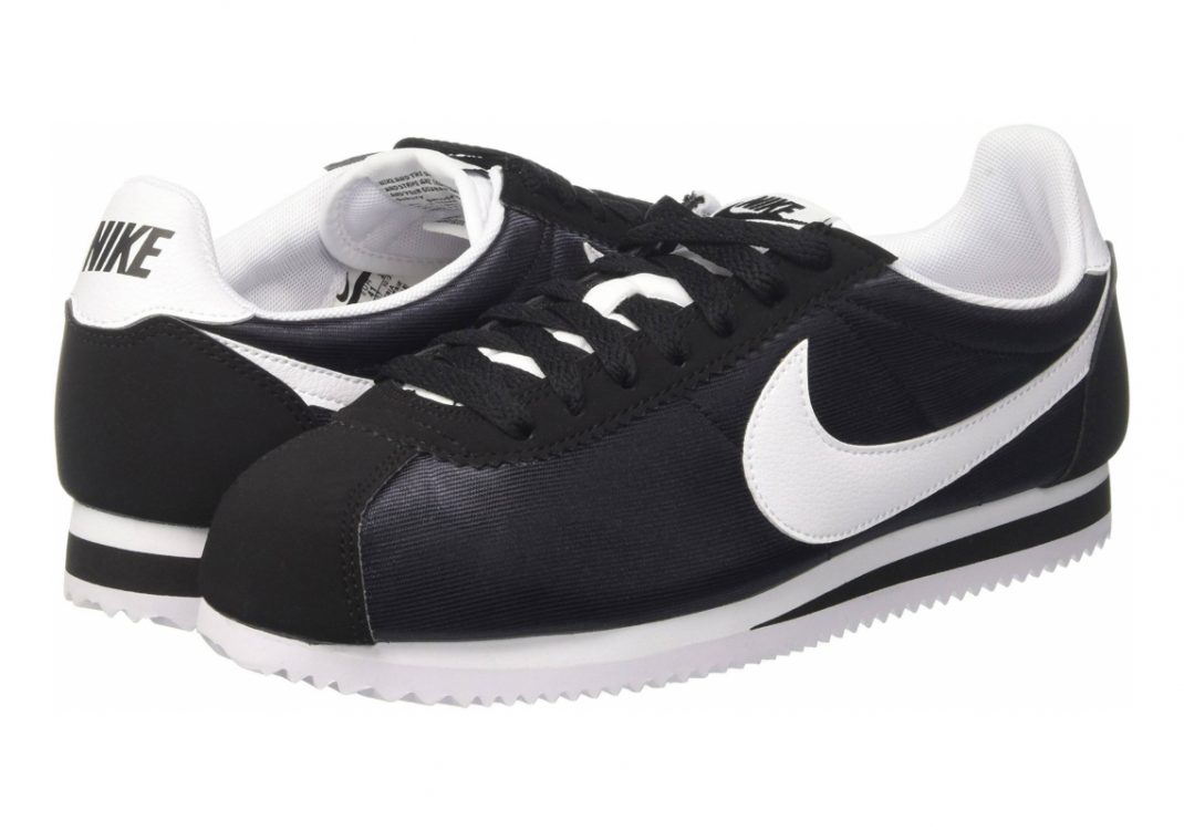 Nike Classic Cortez 15 Nylon - Black Black White Black 007 (749864007)