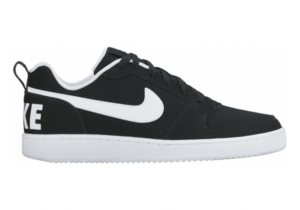 Nike Court Borough Low - Black Black White (838937010)