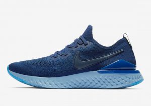 Nike Epic React Flyknit 2 Blue Void/Indigo Force-Black