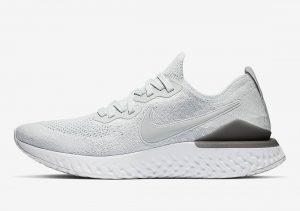 Nike Epic React Flyknit 2 Plum Pure Platinum/Pure Platinum-Wolf Grey-White