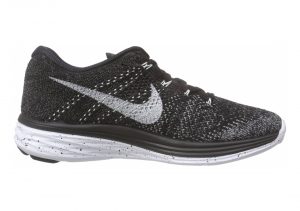 Nike Flyknit Lunar 3 - Noir Black White Mid Fog Wolf Grey 010 (698182001)