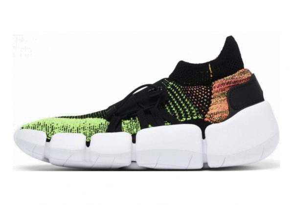 Nike Footscape Flyknit DM - Multicolore Black Black Volt Bright Mango 001 (AO2611004)