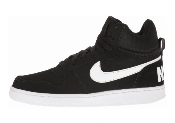 Nike Court Borough Mid - Black Black White 010 (838938010)