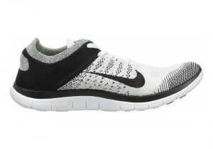 Nike free 4.0 flyknit women's black and white on sale