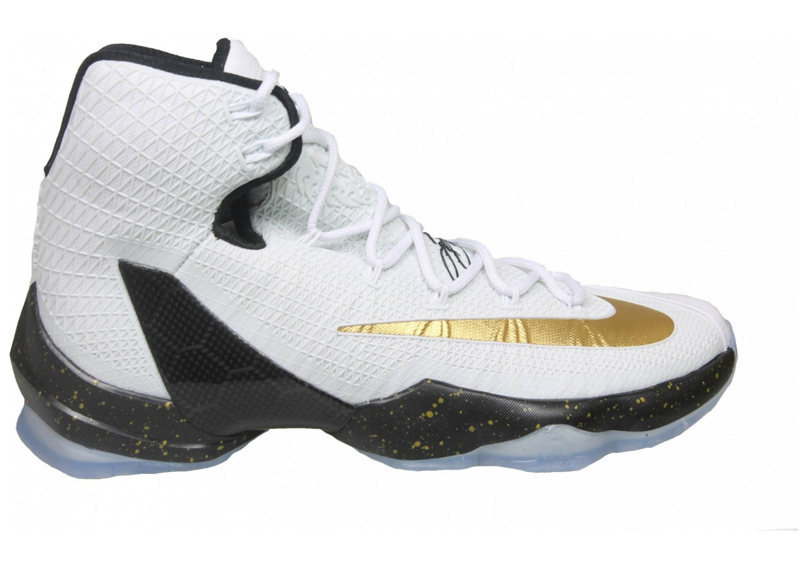 white lebrons 13