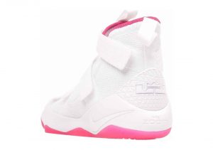 Lebron soldier 11 on sale white and pink