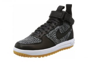 Nike Lunar Force 1 Flyknit Workboot - Black/White-wolf Grey (855984001)