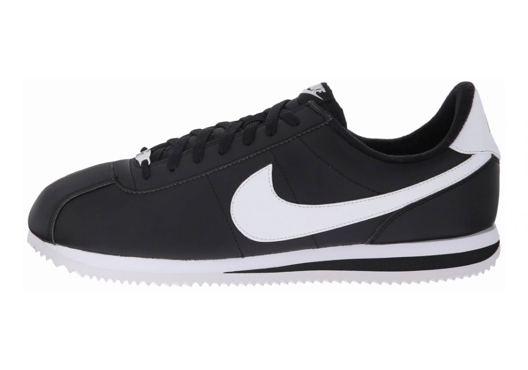 Nike cortez basic outlet leather black