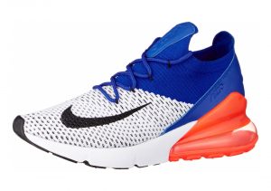 Nike air max 270 flyknit clearance orange/white/blue