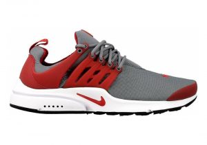 Nike air presto grey and red hotsell