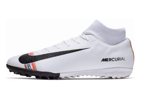 Nike CR7 SuperflyX 6 Academy Turf - White/Black/Pure Platinum (AJ3568109)