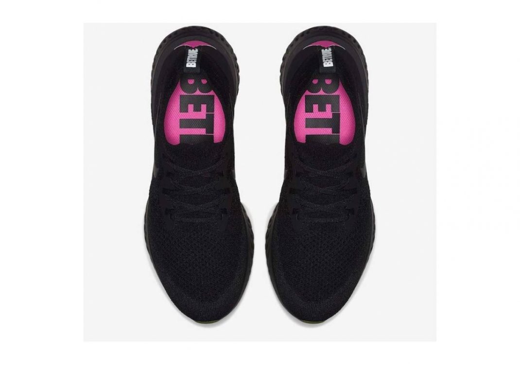 Nike Epic React Flyknit BETRUE - Black Black Pink Blast (AR3772001)