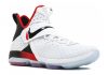 Nike LeBron XIV - white/black-university red (852405103)