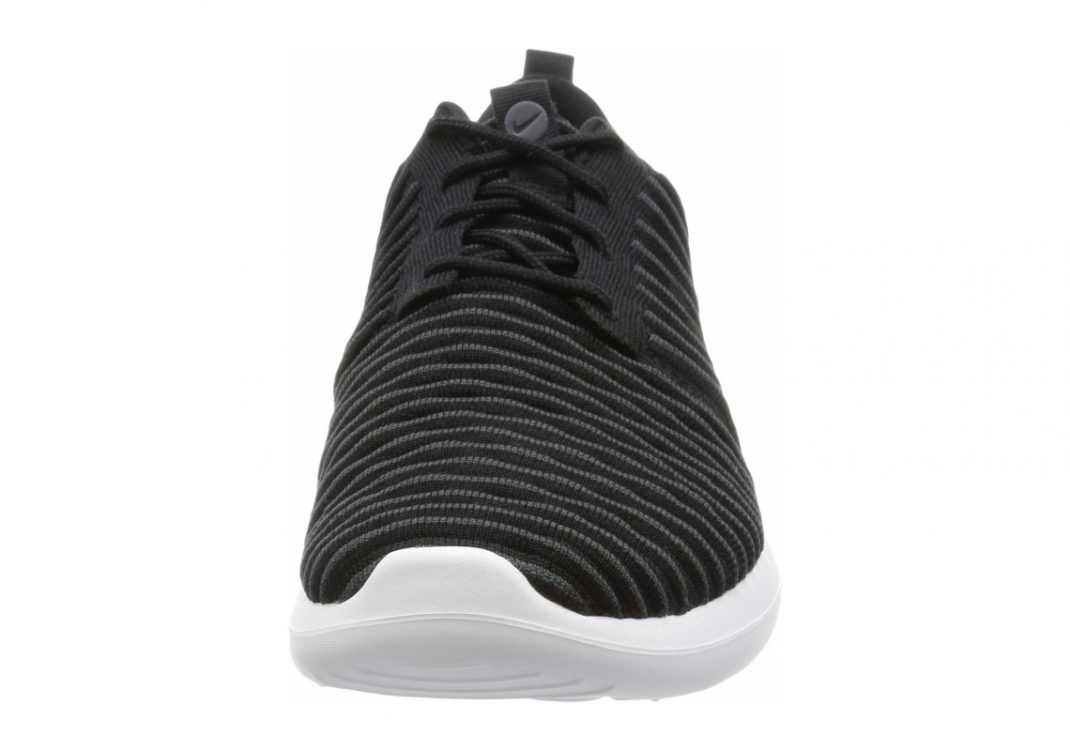 Nike Roshe Two Flyknit - black/dark grey-white-volt (844833001)