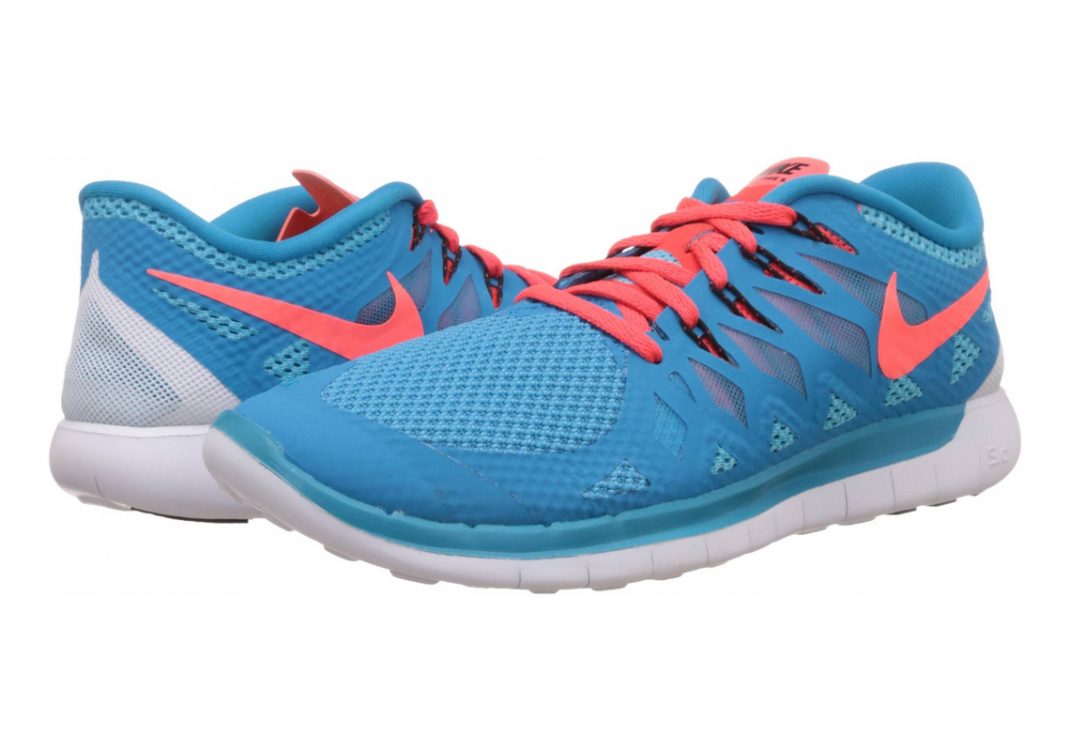 Nike Free 5.0 - Blau Blue Lagoon Brght Crmsn Clearwater 406 (642198406)