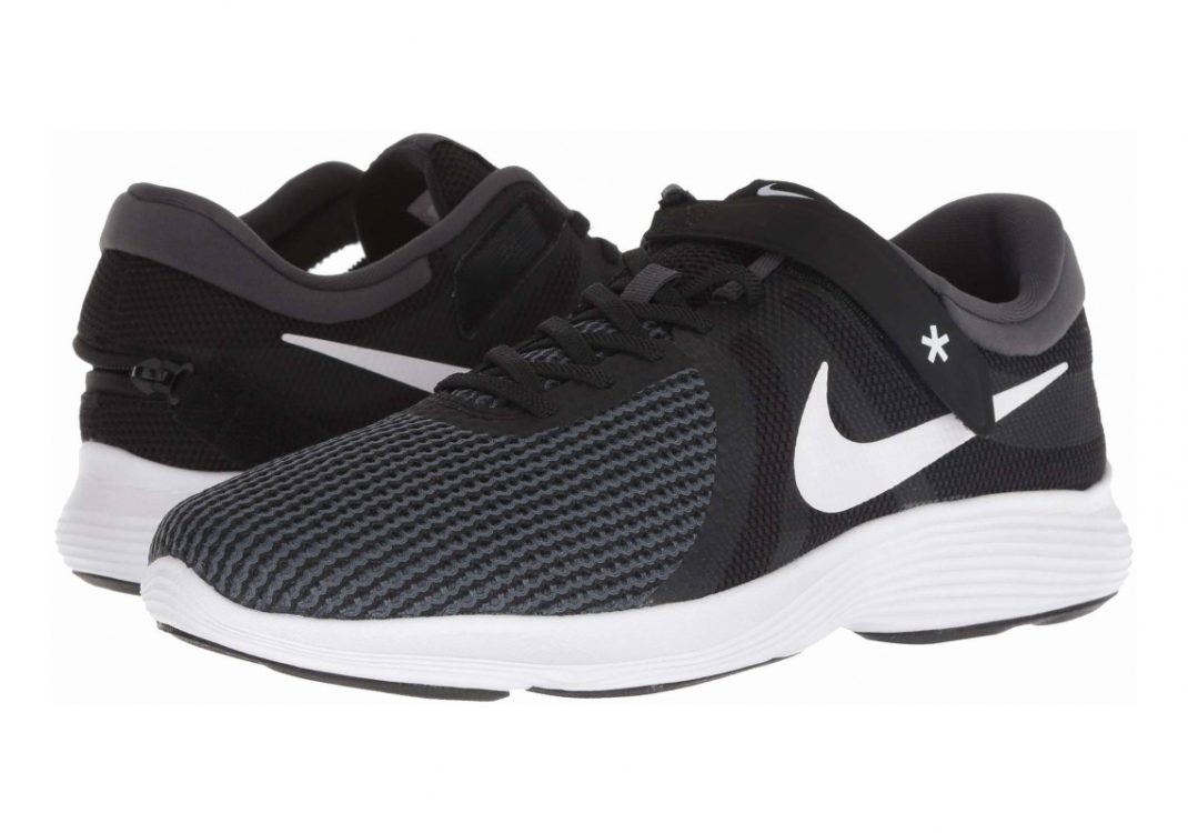 Nike Revolution 4 FlyEase - Black/White-Anthracite (AA1732001)