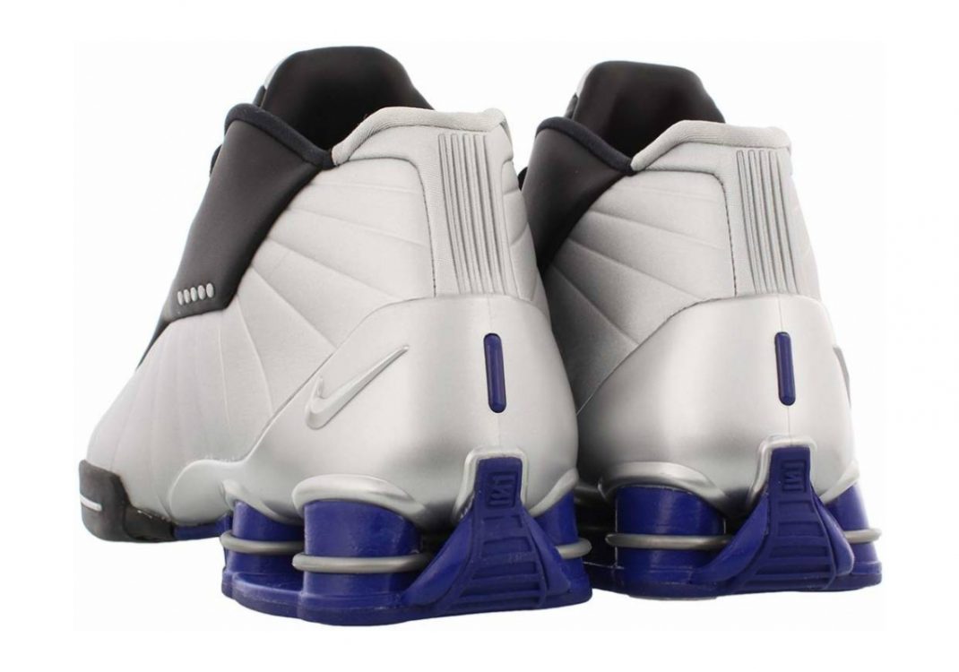 nike shox bb4 black silver lapis