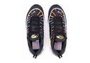 Nike Air Max 98 Premium - Black Flash Crimson (CI1901023)