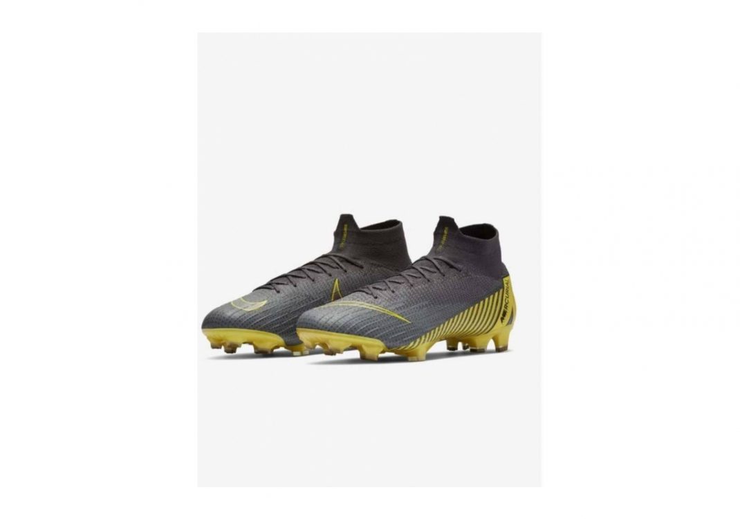 Mercurial superfly vi pro fg soccer cleat - grey/black/yellow best sale