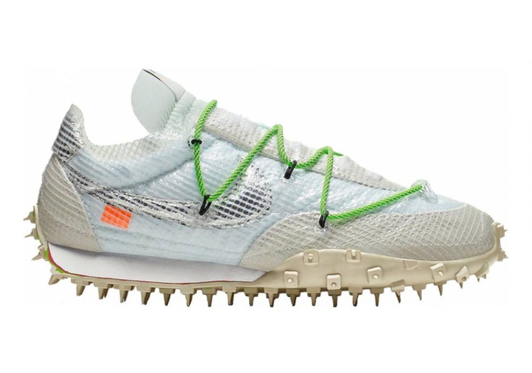 mens nike waffle racer off white