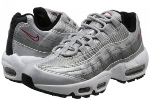 Nike Air Max 95 QS - metallic silver varsity red 002 (814914002)