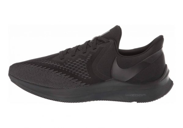 Nike Air Zoom Winflo 6 - Black Black Black Anthracite 004 (AQ7497004)