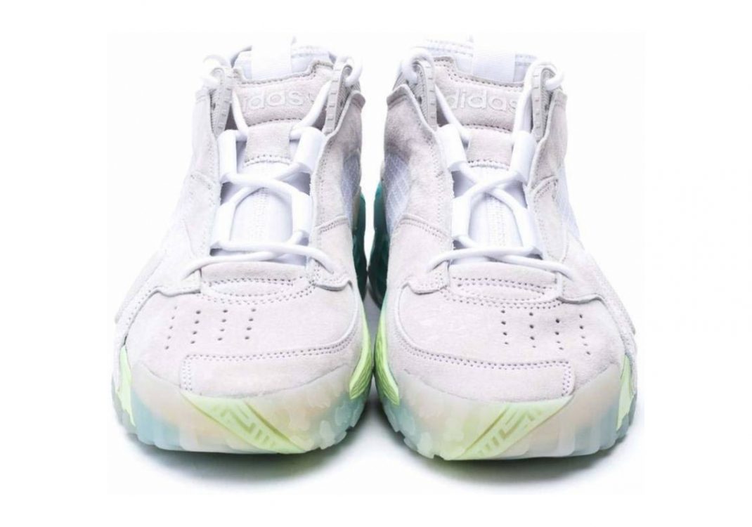 Adidas Streetball - blanc/vert olive/vert turquoise (EF1908)