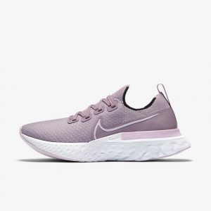 Nike React Infinity Run Flyknit Plum Mist/White/Pink Foam