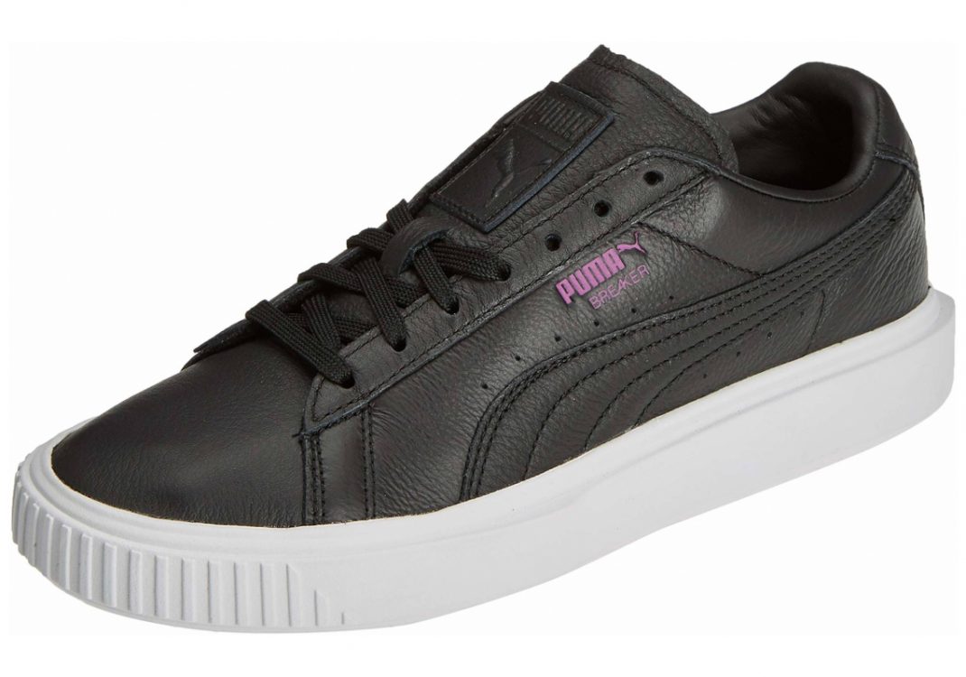 puma breaker leather all white