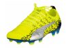 Puma EvoPower Vigor 1 Graphic Firm Ground - Safety Yellow Silver Blue Depths (10419303)