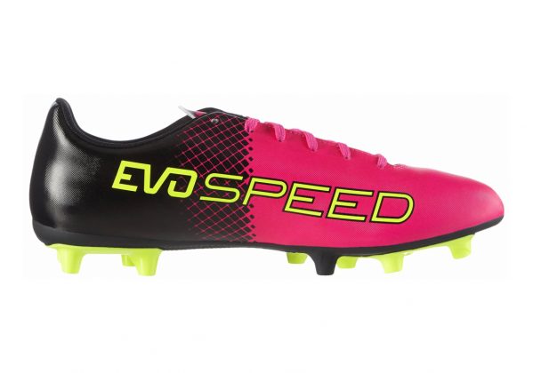 Puma EvoSpeed 5.5 Tricks Firm Ground - Pink Pink Glo Safety Yellow Black (10359601)