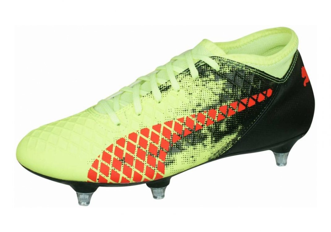 Puma Future 18.4 Soft Ground - Fizzy Yellow Red Blast Puma Black (10432901)
